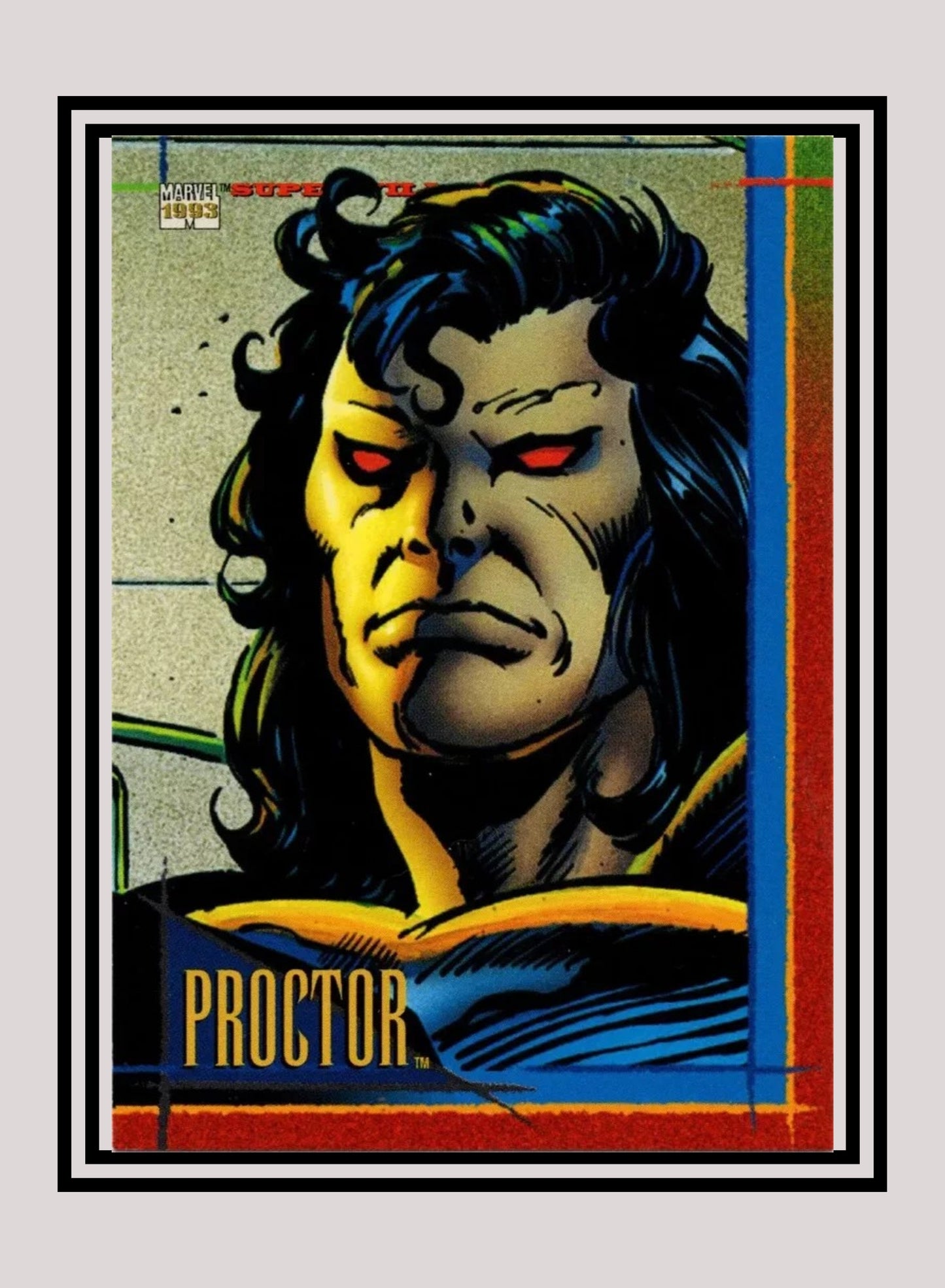 Marvel! 1x Proctor - Base (#099 - 1993 Skybox Marvel Universe Series 4)