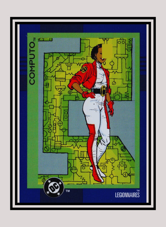 DC! 1x Computo - Base (#099 - 1993 Skybox DC Cosmic Teams)