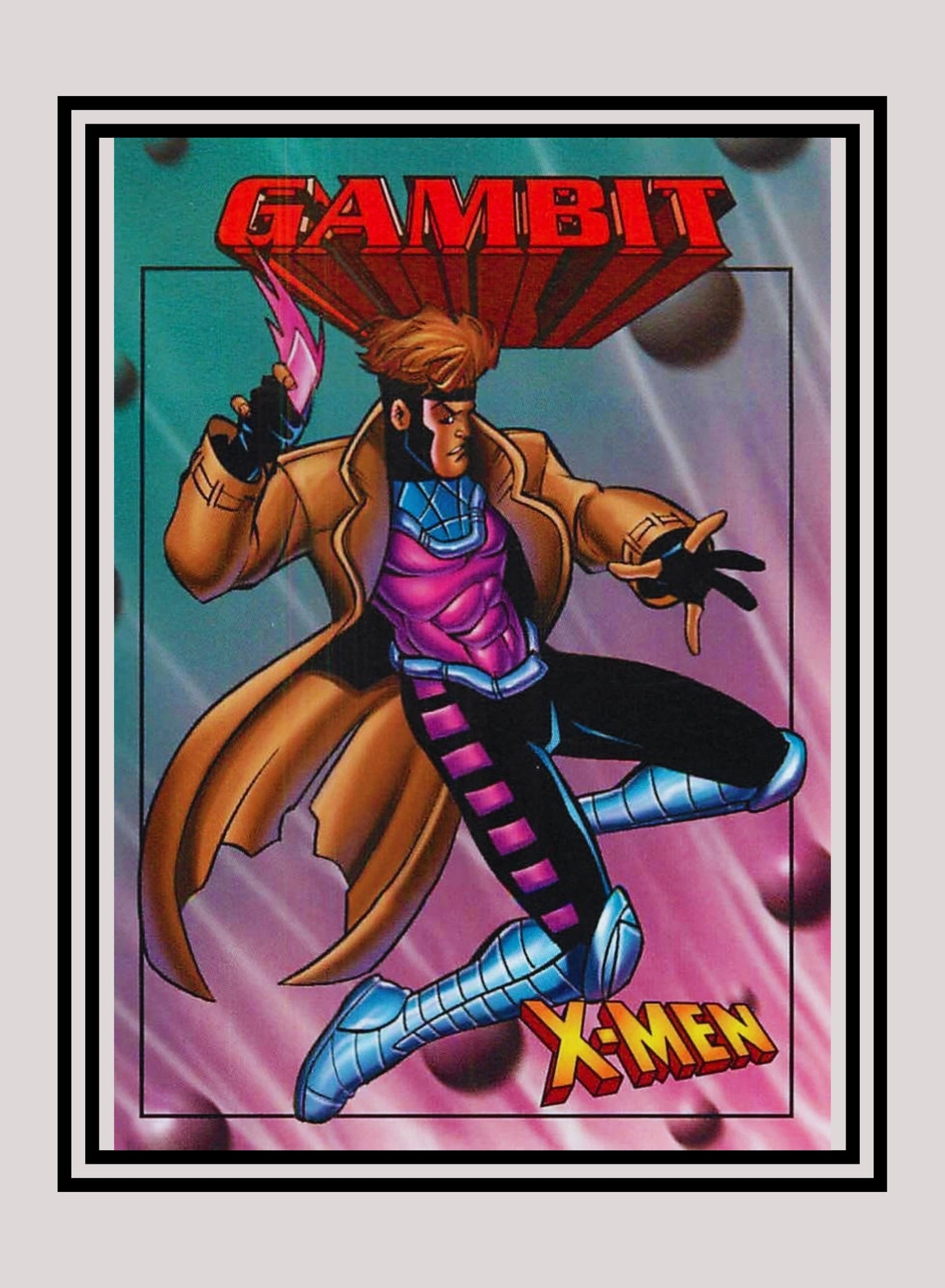 Marvel! 1x Gambit - Base (#09 - 1997 Fleer X-Men International)