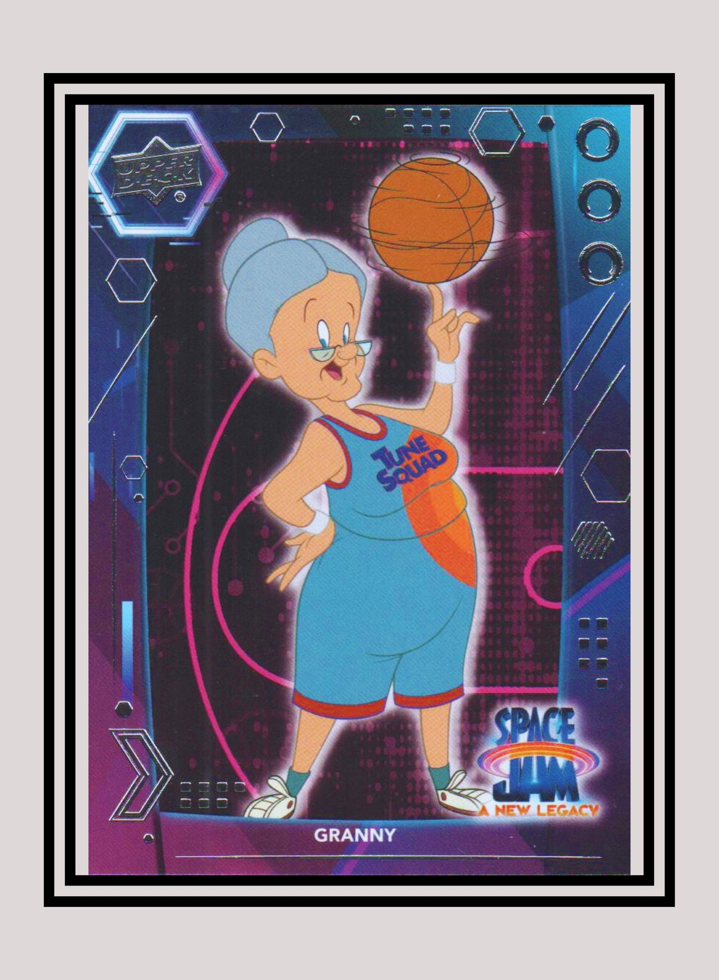 1x Granny - Base/Blue Parallel (#09 - 2021 Upper Deck Space Jam: A New Legacy)