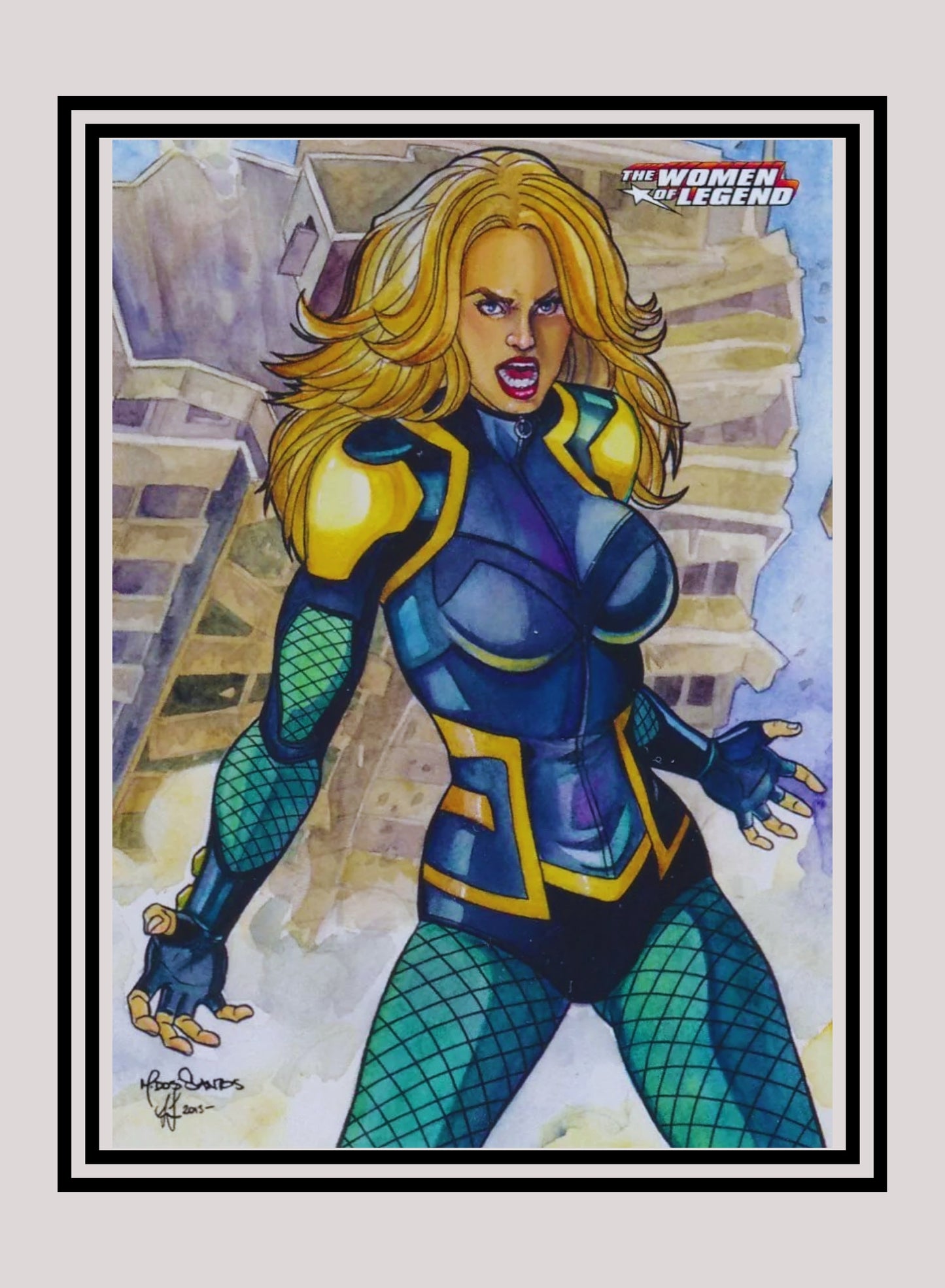 DC! 1x Black Canary - Base (#09 - 2013 Cryptozoic The Women of Legend)