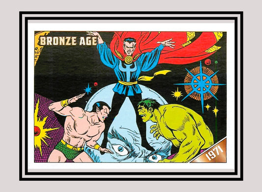 Marvel! 1x Marvel Feature #1: The Defenders - Base (#09 - 2012 Rittenhouse Marvel Bronze Age)