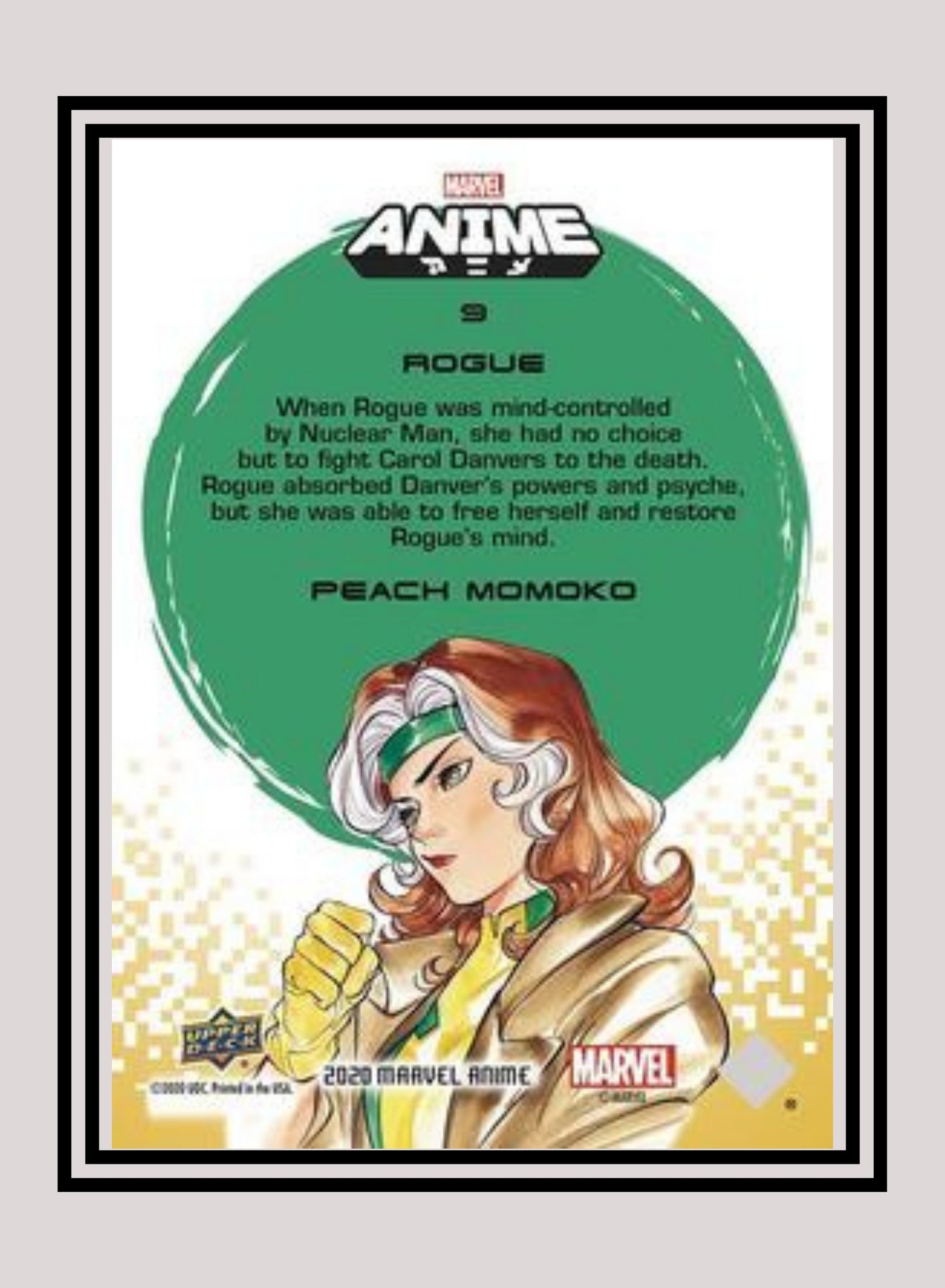 Marvel! 1x Rogue - Base (#09 - 2020 Upper Deck Marvel Anime)