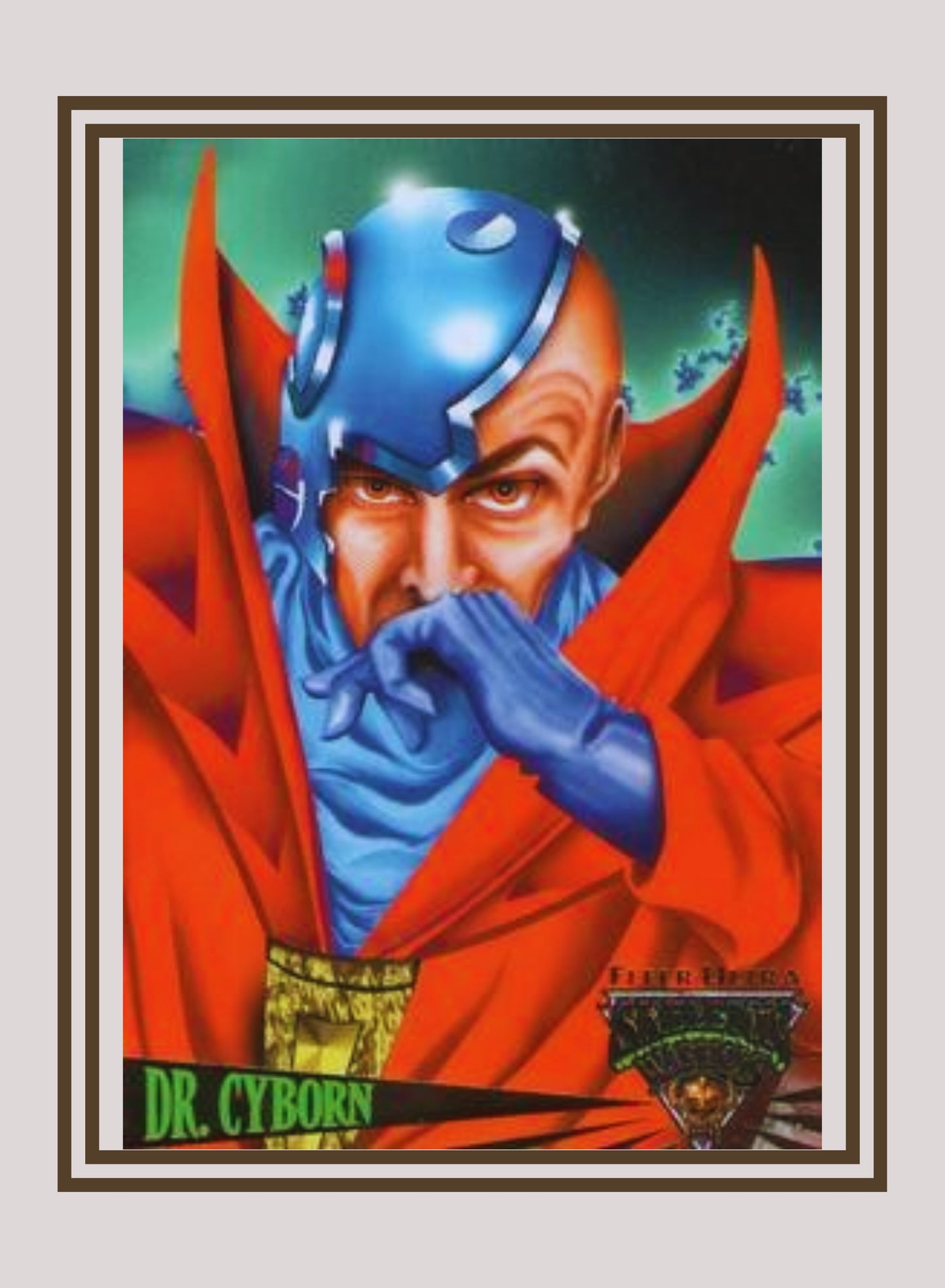 1x Dr. Cyborn - Base (#009 - 1995 Fleer Ultra Skeleton Warriors)