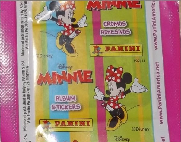 1x 2014 Panini Disney Minnie - Sticker Pack (SEALED)