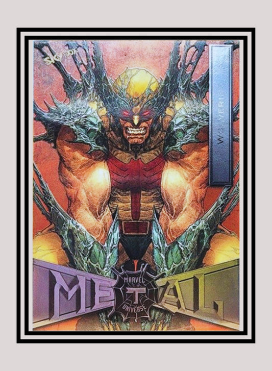 Marvel! 1x Wolverine - Base Low Series (#100 - 2021 Upper Deck Spiderman Metal Universe)