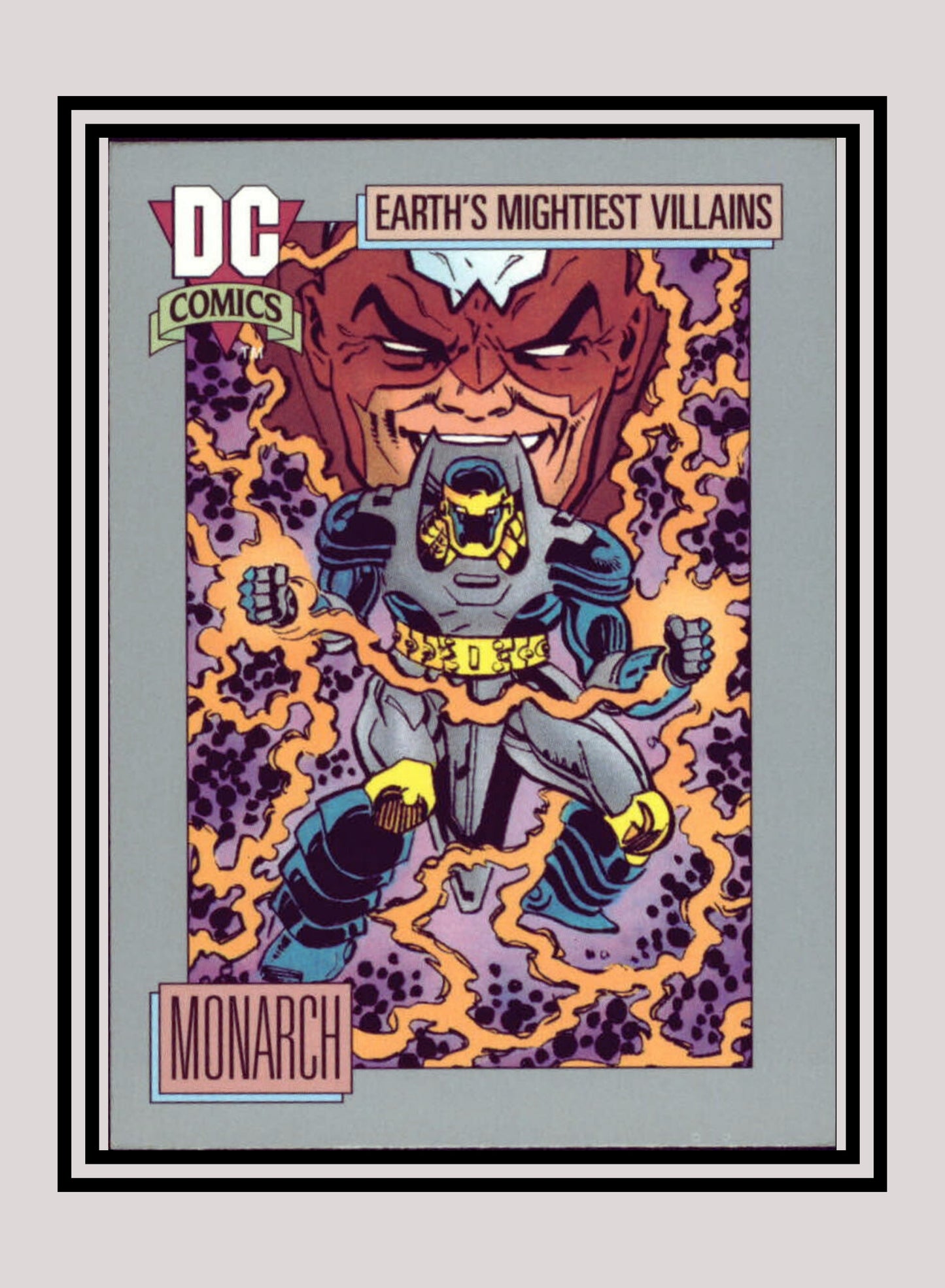 DC! 1x Monarch - Base (#100 - 1991 Impel DC Cosmic Cards)
