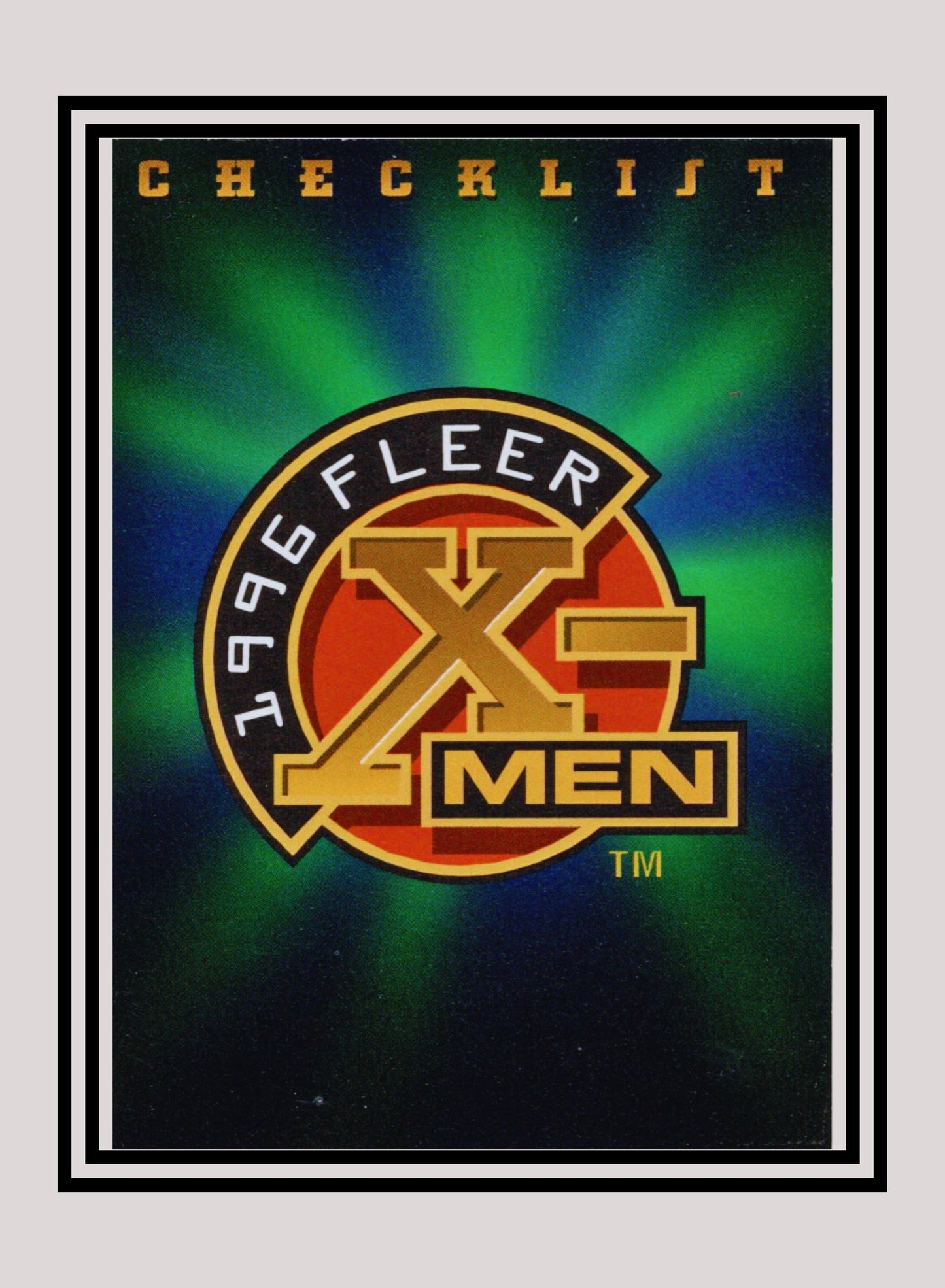 Marvel! 1x Checklist - Base (#100 - 1996 Fleer X Men)