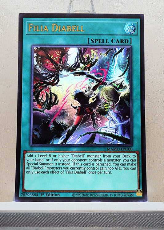 Yugioh! 1x Filia Diabell (MAMO - Ultra Rare) 1st Edition