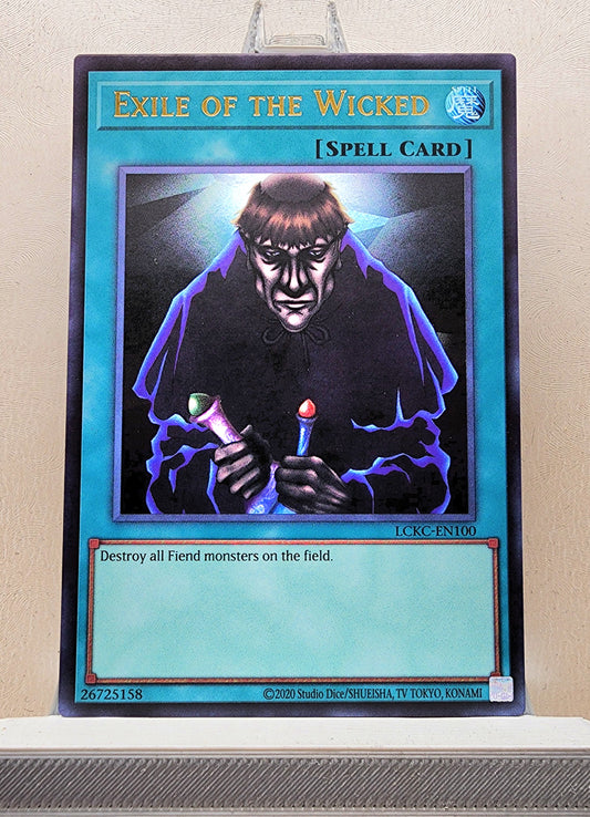 Yugioh! 1x Exile of the Wicked (LCKC - Ultra Rare) Unli Edition
