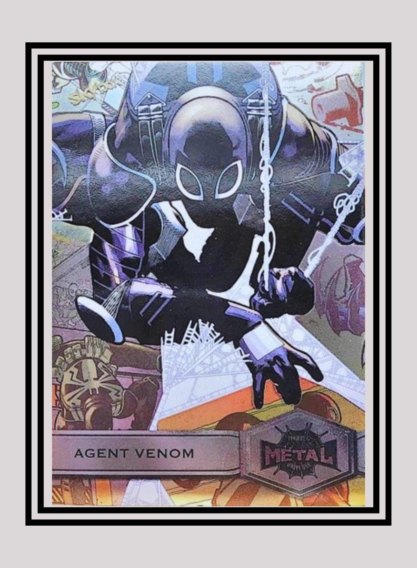 Marvel! 1x Agent Venom - Base High Series (#101 - 2021 Upper Deck Spiderman Metal Universe)