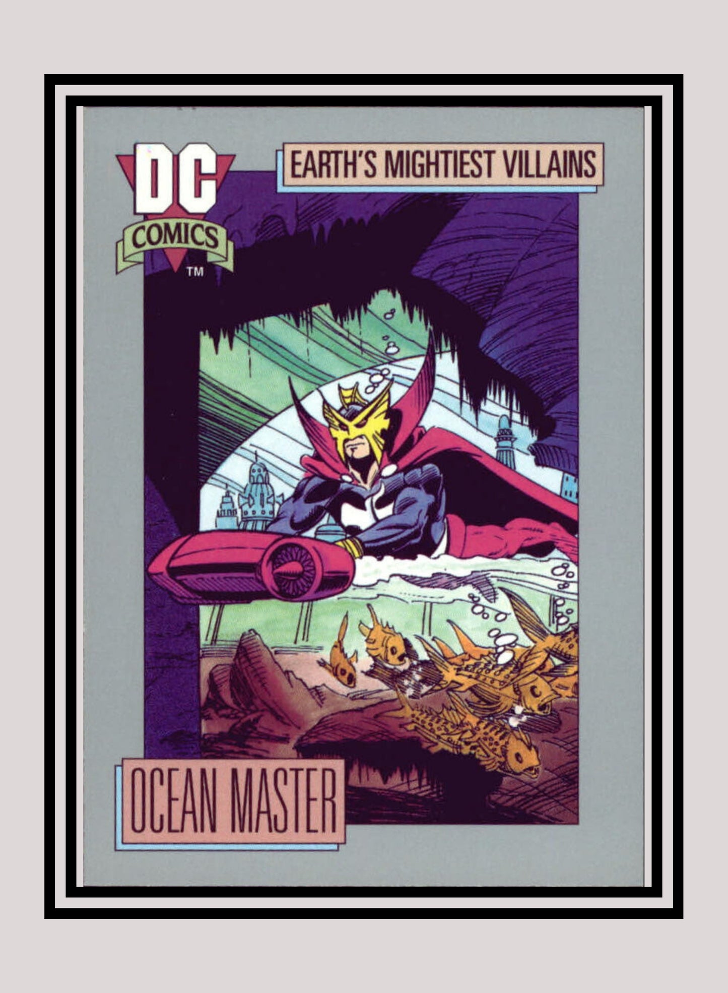 DC! 1x Ocean Master - Base (#101 - 1991 Impel DC Cosmic Cards)