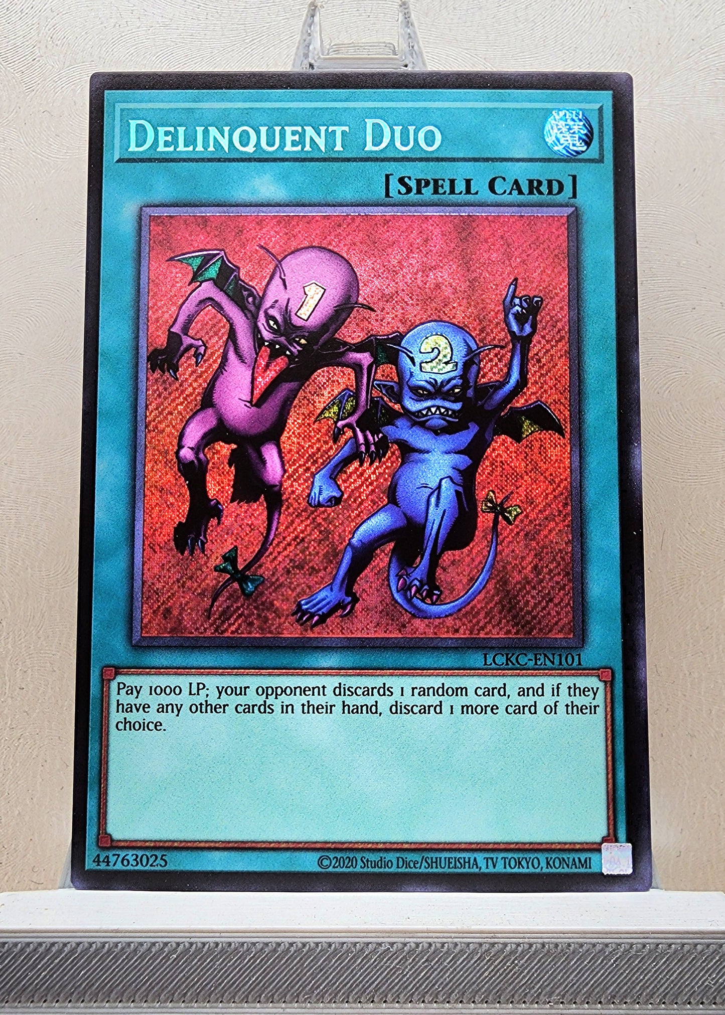 Yugioh! 1x Delinquent Duo (LCKC - Secret Rare) Unli Edition