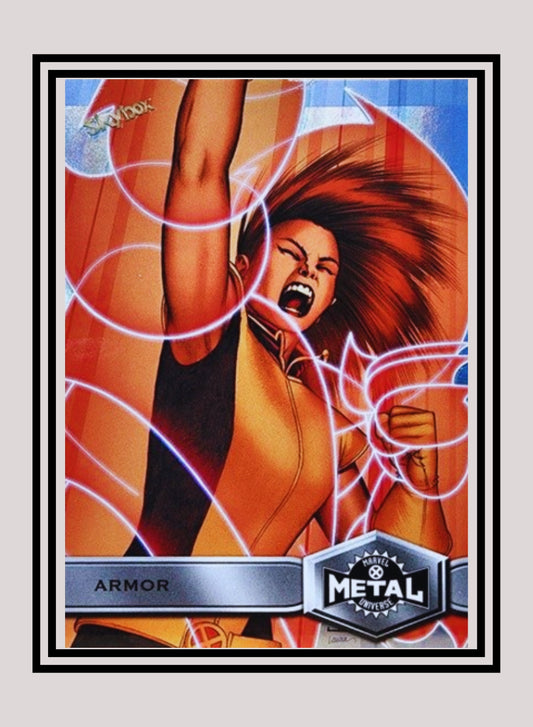 Marvel! 1x Armor - Base High Series (#102 - 2021 Upper Deck X-Men Metal Universe)