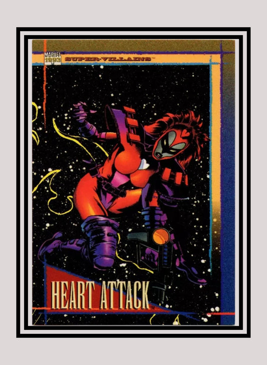 Marvel! 1x Heart Attack - Base (#102 - 1993 Skybox Marvel Universe Series 4)