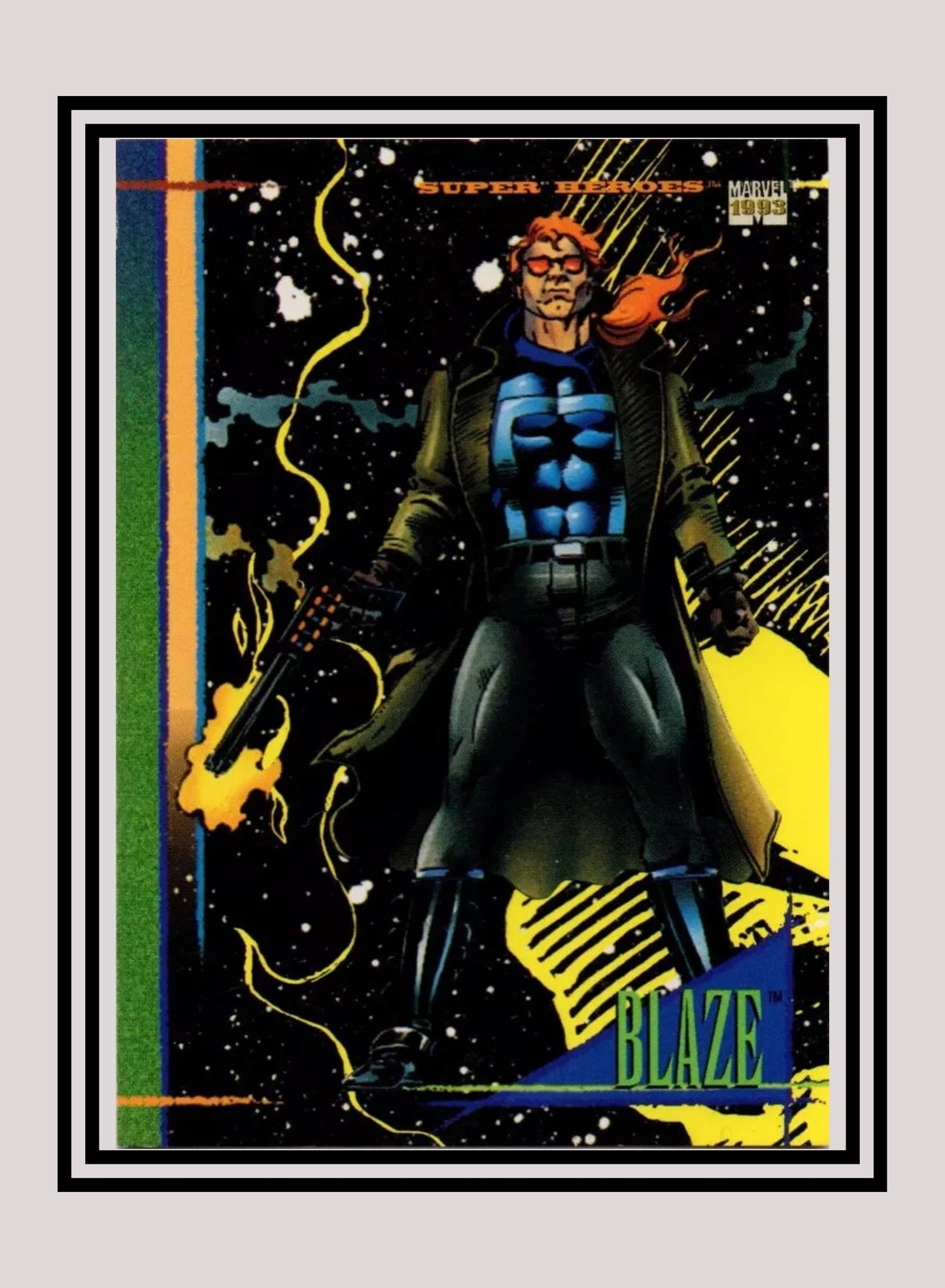 Marvel! 1x Blaze - Base (#103 - 1993 Skybox Marvel Universe Series 4)