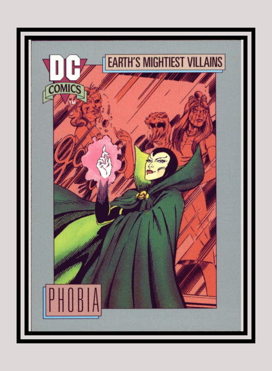 DC! 1x Phobia - Base (#103 - 1991 Impel DC Cosmic Cards)