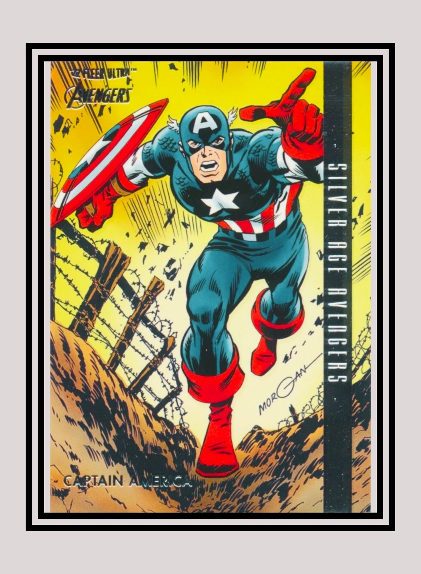 Marvel! 1x Captain America - Base Silver Age (#103 - 2022 Fleer Ultra Avengers)