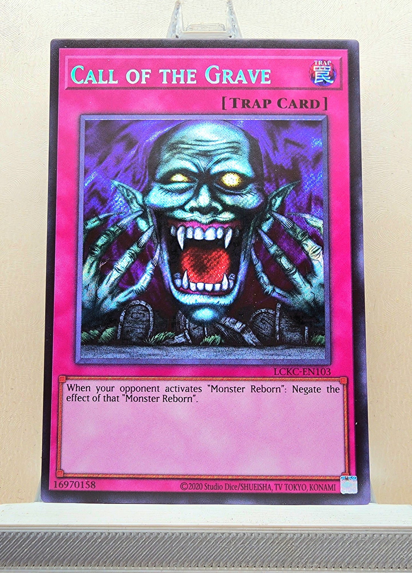 Yugioh! 1x Call of the Grave (LCKC - Secret Rare) Unli Edition