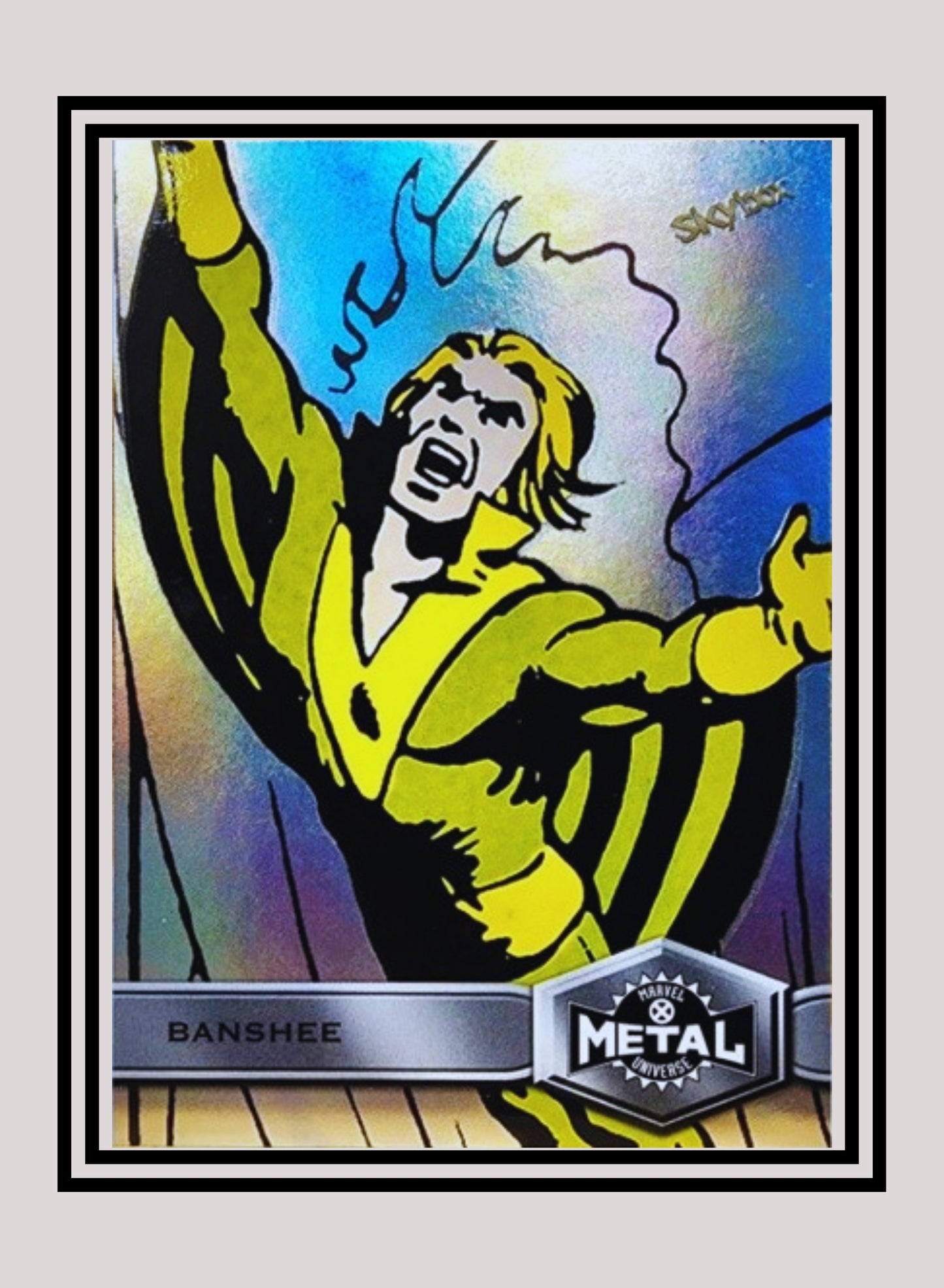 Marvel! 1x Banshee - Base High Series (#104 - 2021 Upper Deck X-Men Metal Universe)