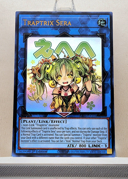 Yugioh! 1x Traptrix Sera Stamp Artwork (RA05 - Ultra Rare) 1st Edition