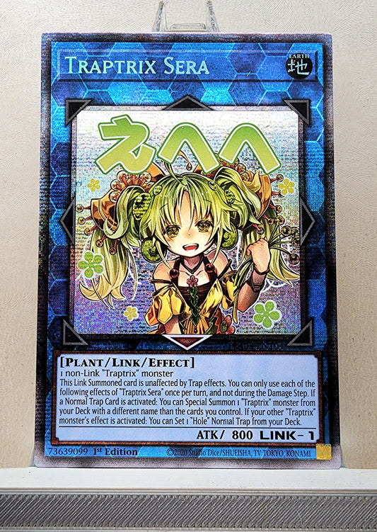 Yugioh! 1x Traptrix Sera Stamp Artwork (RA05 - Starlight Rare) 1st Edition