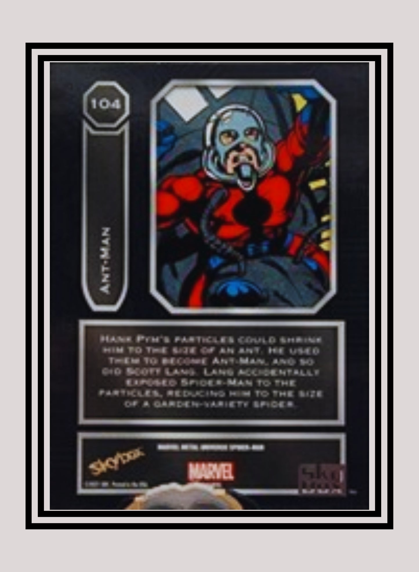 Marvel! 1x Ant-Man - Base High Series (#104 - 2021 Upper Deck Spiderman Metal Universe)