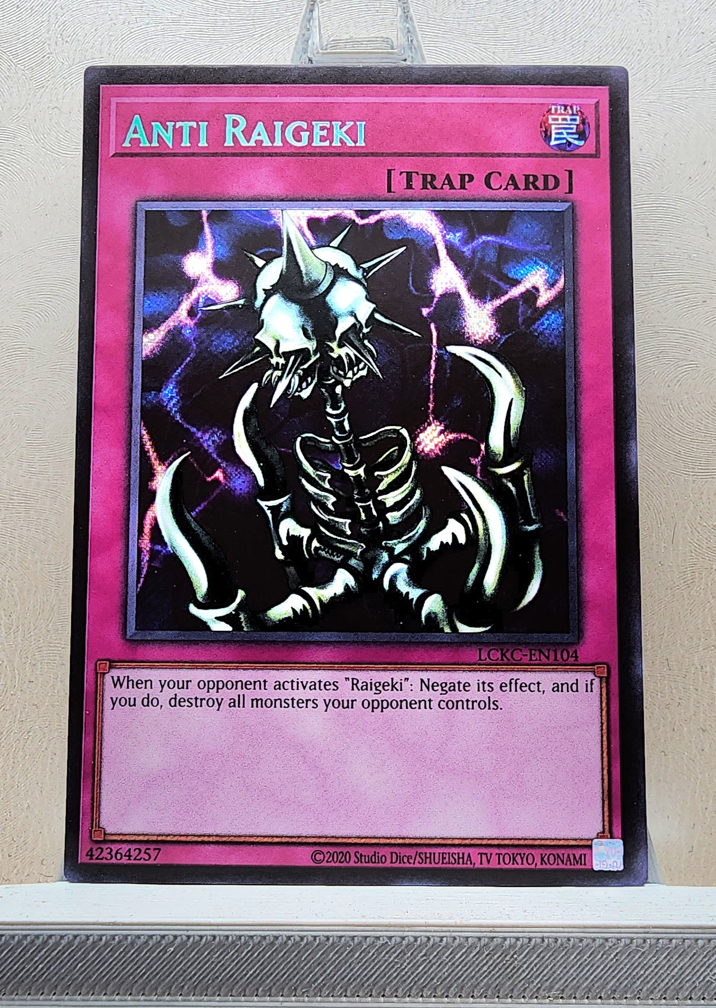 Yugioh! 1x Anti Raigeki (LCKC - Secret Rare) Unli Edition