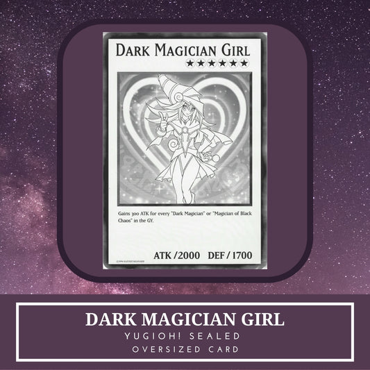 Yugioh! 1x Dark Magician Girl Oversized Card (SEALED)