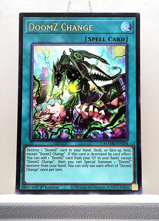Yugioh! 1x DoomZ Change (MAMO - Ultra Rare) 1st Edition
