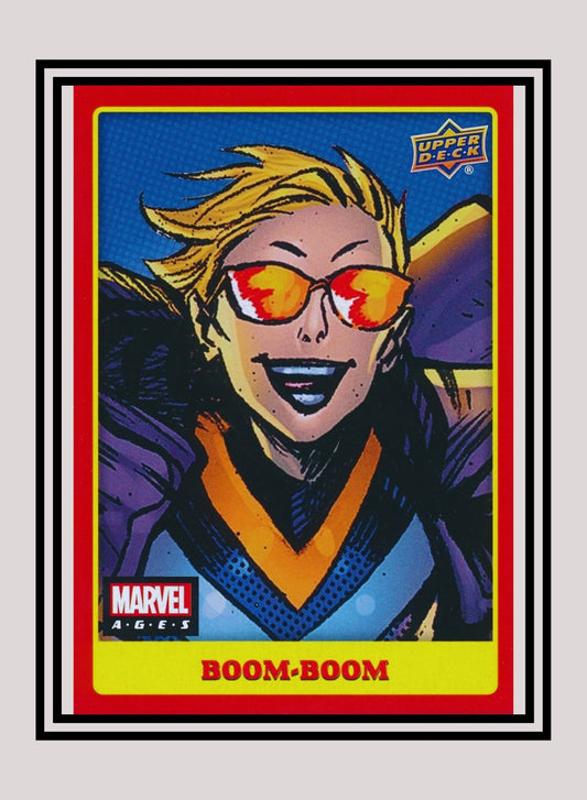 Marvel! 1x Boom-Boom - Photo Variants (#104 - 2020 Upper Deck Marvel Ages)