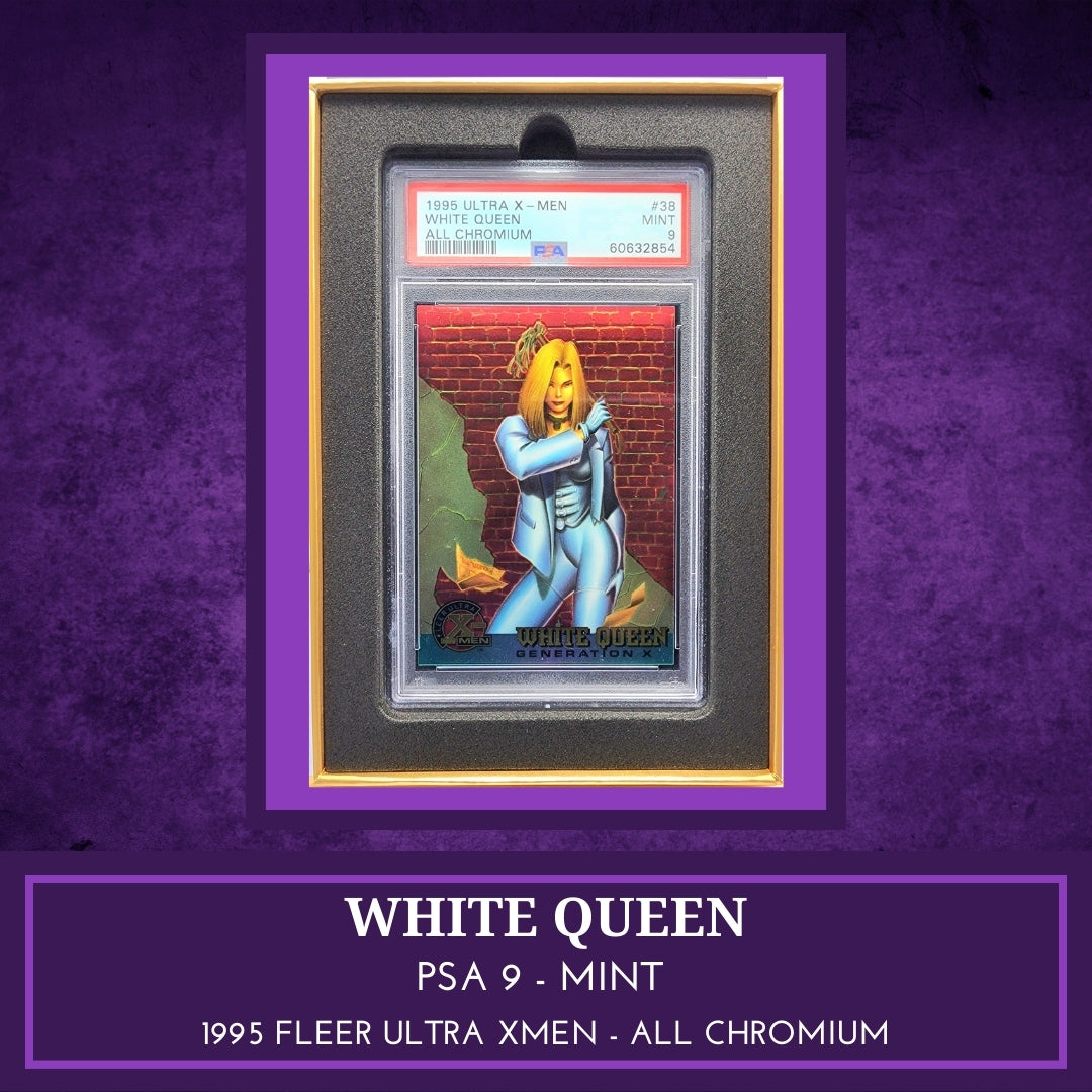 Marvel! 1x White Queen PSA 9 (Chromium - 1995 Fleer Ultra X-Men)