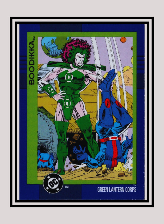 DC! 1x Boodikka - Base (#105 - 1993 Skybox DC Cosmic Teams)