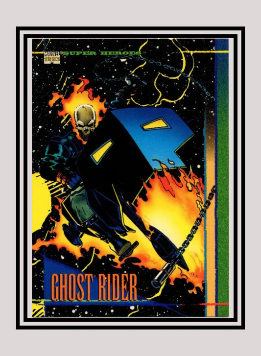 Marvel! 1x Ghost Rider - Base (#105 - 1993 Skybox Marvel Universe Series 4)