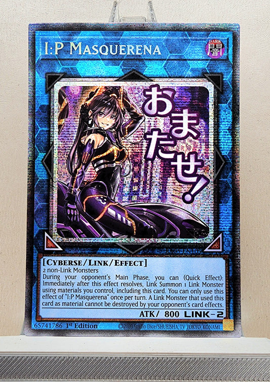Yugioh! 1x I:P Masquerena Stamp Artwork (RA05 - Starlight Rare) 1st Edition