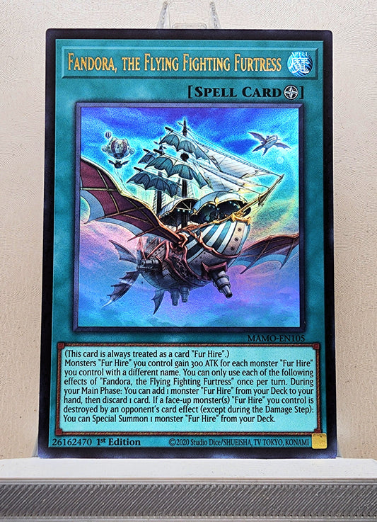 Yugioh! 1x Fandora, the Flying Fighting Furtress (MAMO - Ultra Rare) 1st Edition