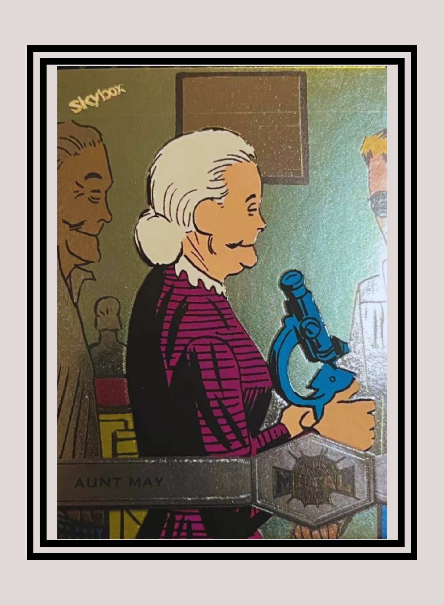 Marvel! 1x Aunt May - Base High Series (#106 - 2021 Upper Deck Spiderman Metal Universe)