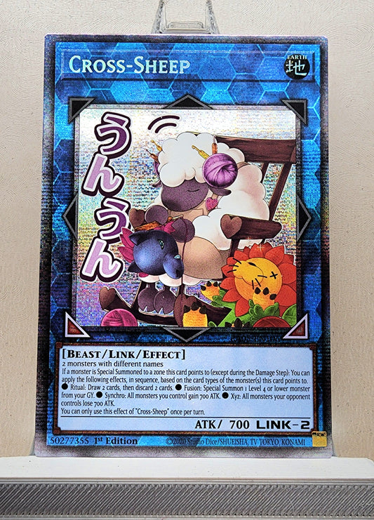 Yugioh! 1x Cross-Sheep Stamp Artwork (RA05 - Starlight Rare) 1st Edition