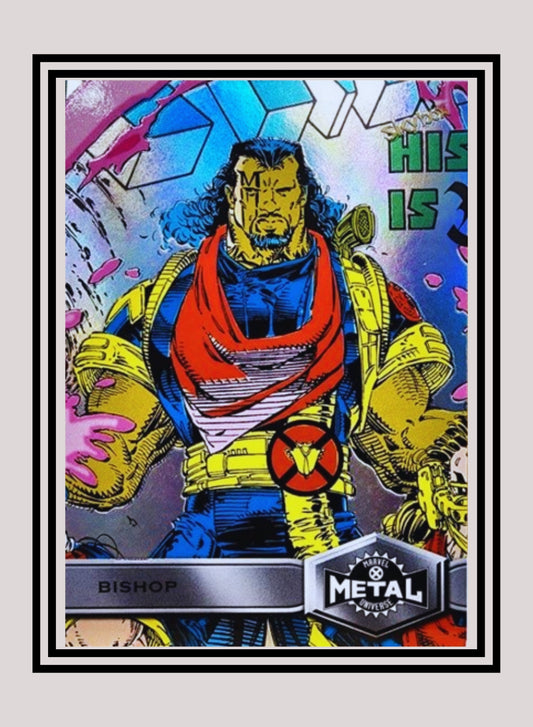 Marvel! 1x Bishop - Base High Series (#107 - 2021 Upper Deck X-Men Metal Universe)