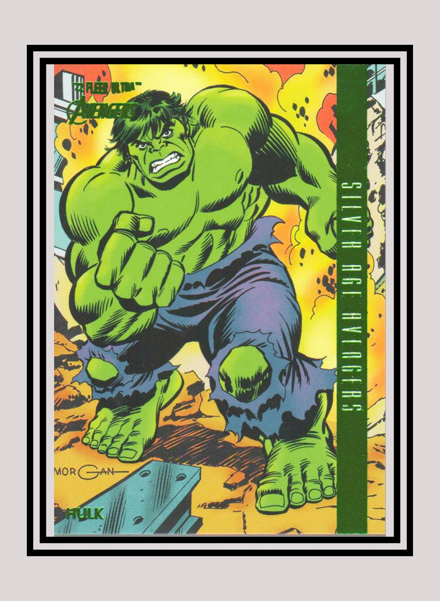 Marvel! 1x Hulk - Base Silver Age (#107 - 2022 Fleer Ultra Avengers)