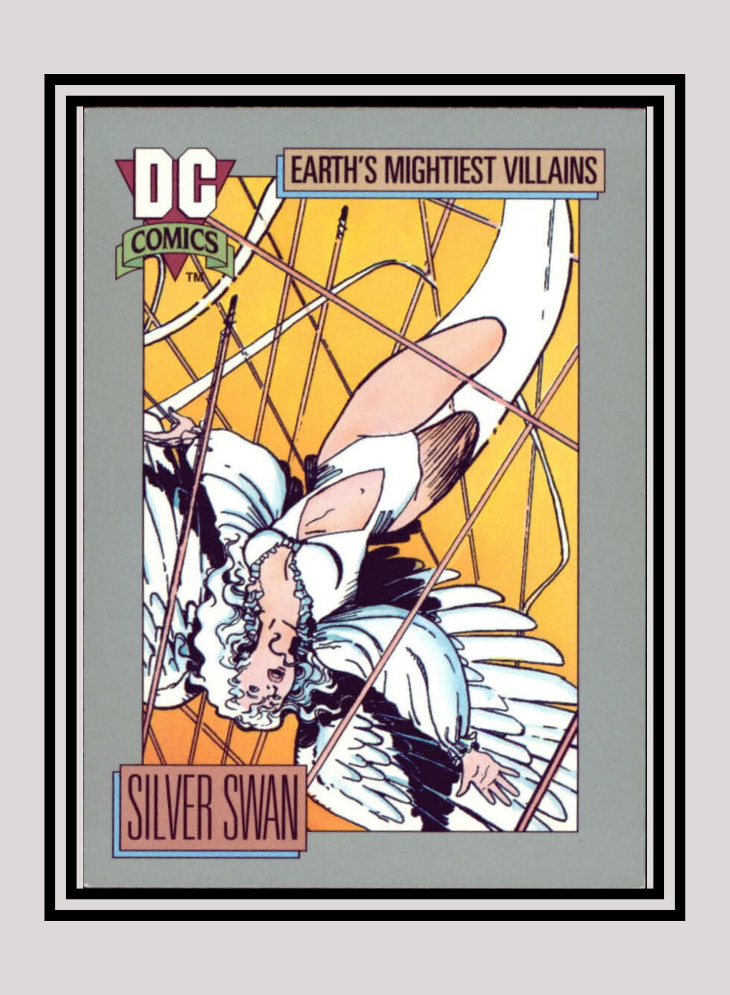 DC! 1x Silver Swan - Base (#107 - 1991 Impel DC Cosmic Cards)