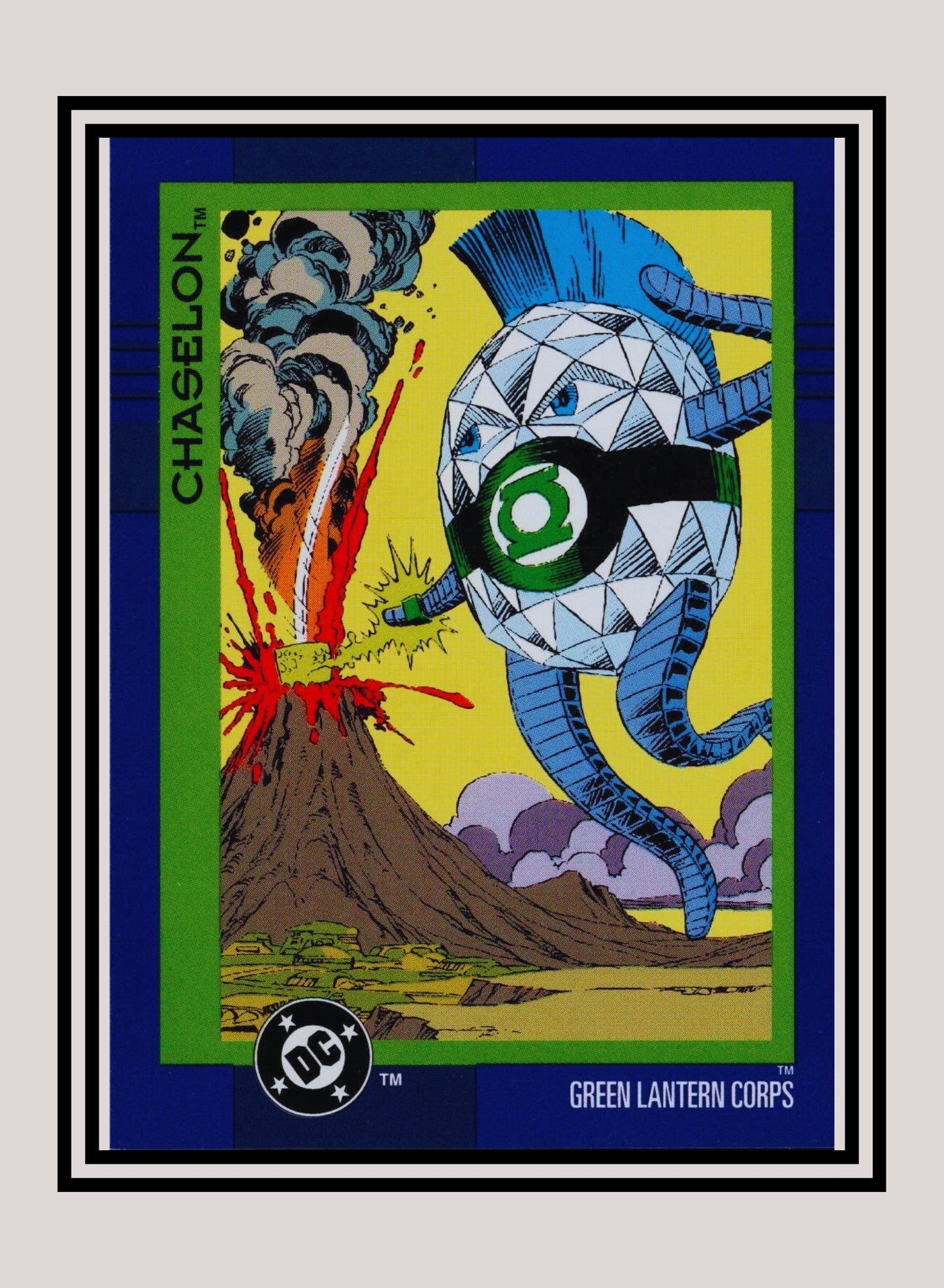 DC! 1x Chaselon - Base (#107 - 1993 Skybox DC Cosmic Teams)