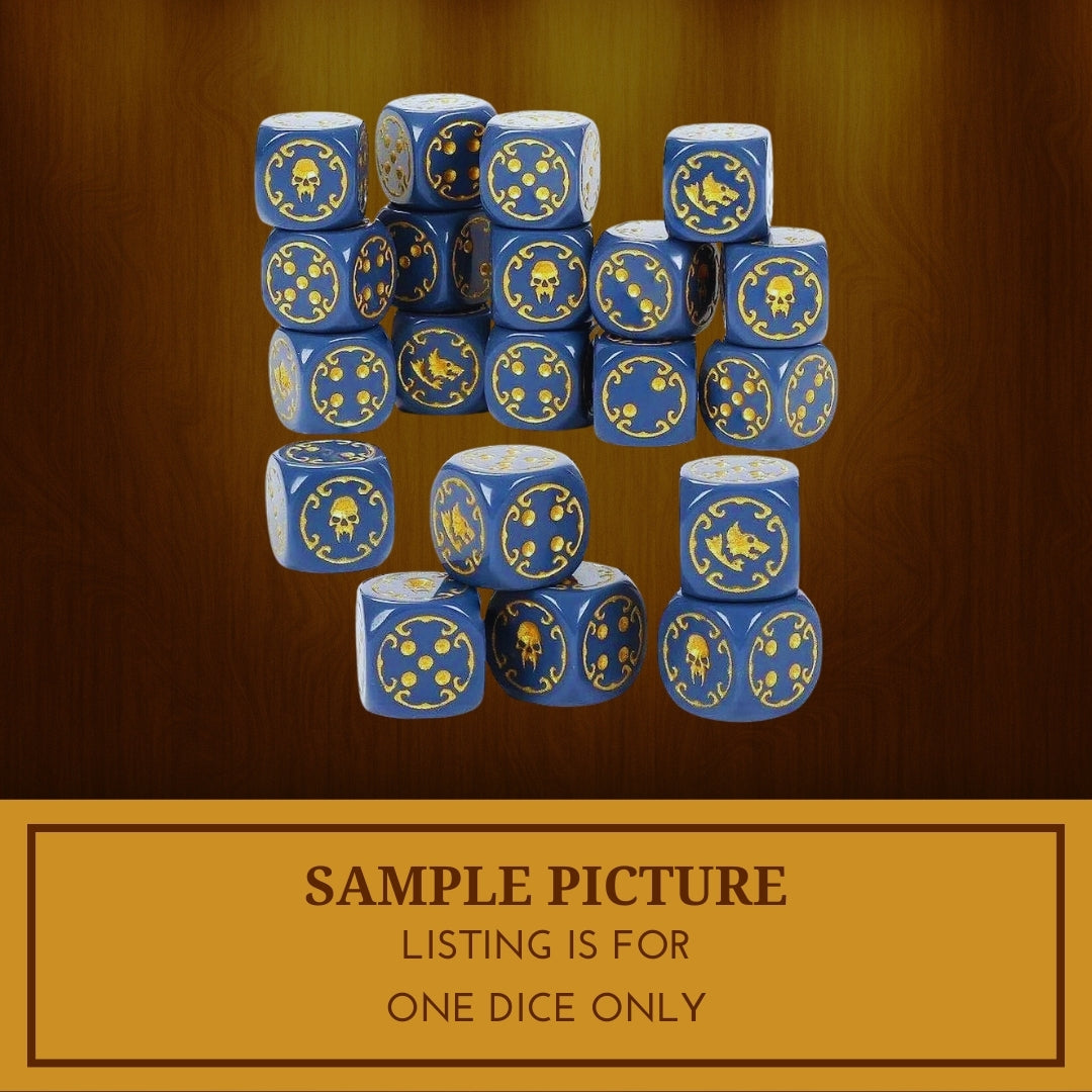 1x Space Wolves Dice - Warhammer 40K