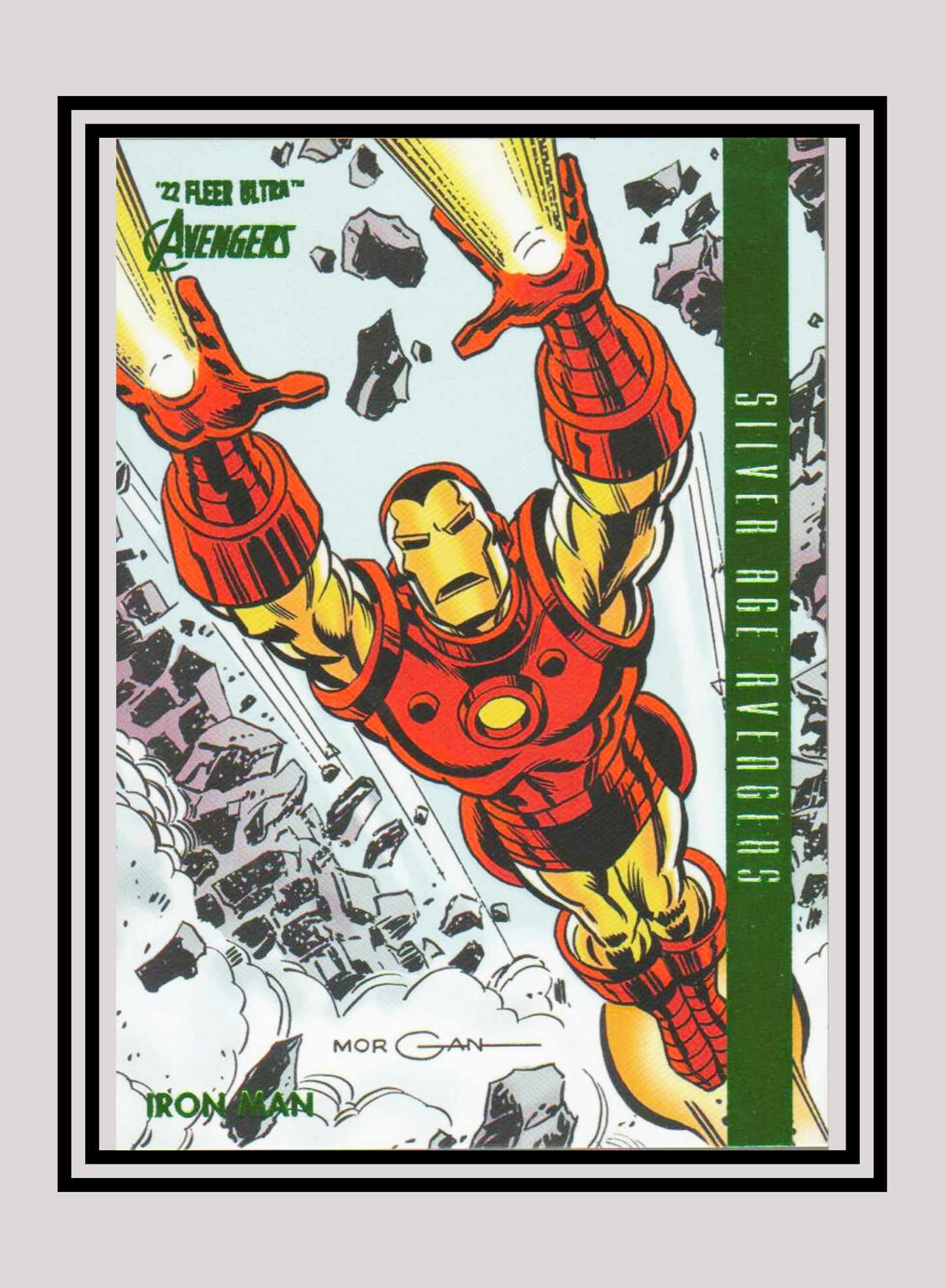 Marvel! 1x Iron Man - Base Silver Age (#108 - 2022 Fleer Ultra Avengers)