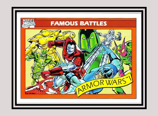 Marvel! 1x The Armor Wars - Base (#108 - 1990 Impel Marvel Universe Series I)