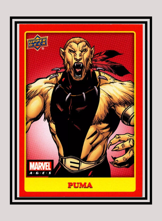 Marvel! 1x Puma - Base (#108 - 2020 Upper Deck Marvel Ages)