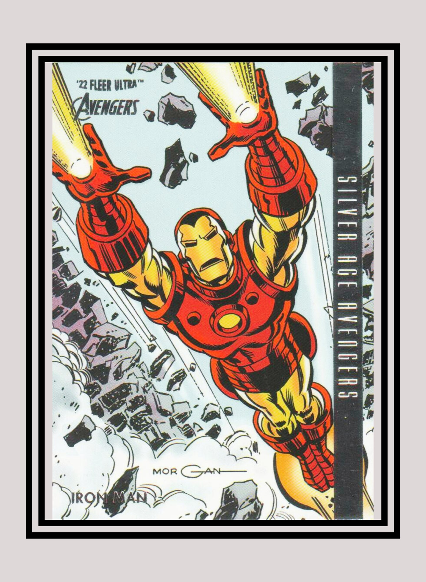 Marvel! 1x Iron Man - Base Silver Age (#108 - 2022 Fleer Ultra Avengers)