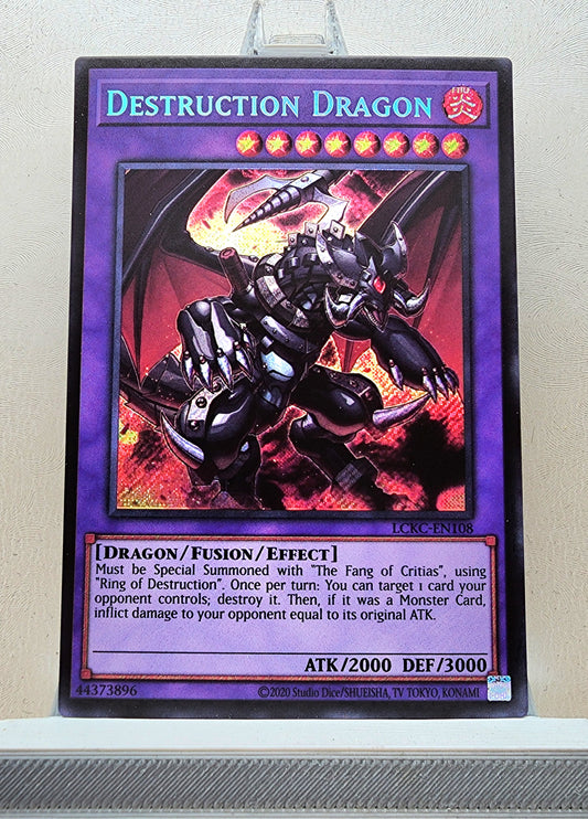 Yugioh! 1x Destruction Dragon (LCKC - Secret Rare) Unli Edition