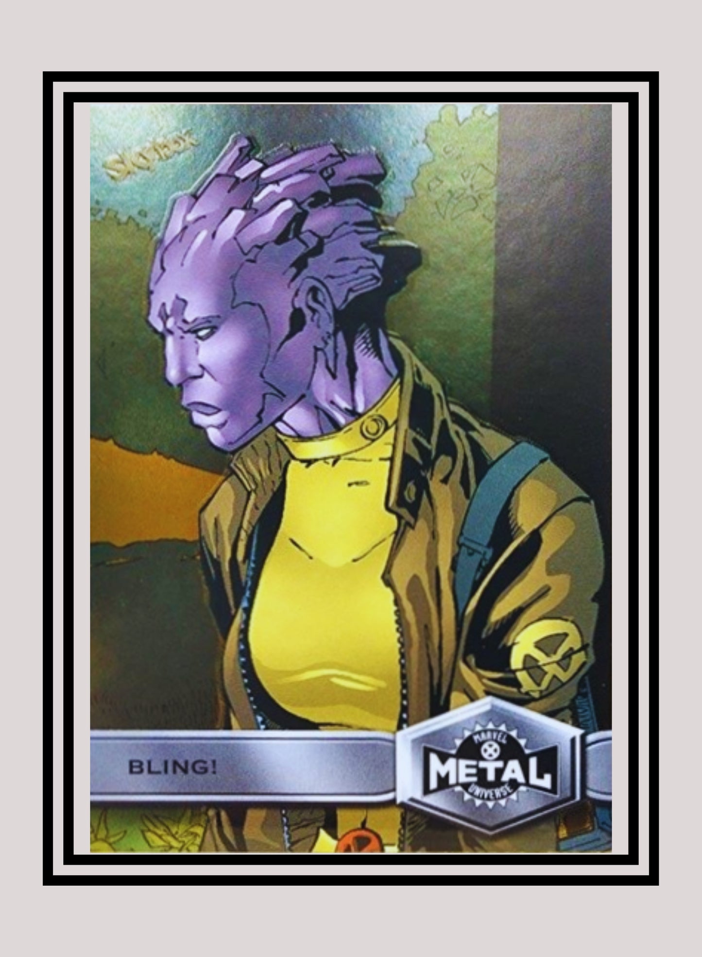 Marvel! 1x Bling - Base High Series (#109 - 2021 Upper Deck X-Men Metal Universe)