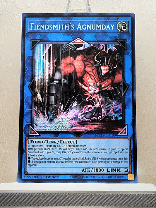 Yugioh! 1x Fiendsmith's Agnumday (MP25 - Prismatic Secret Rare) 1st Edition